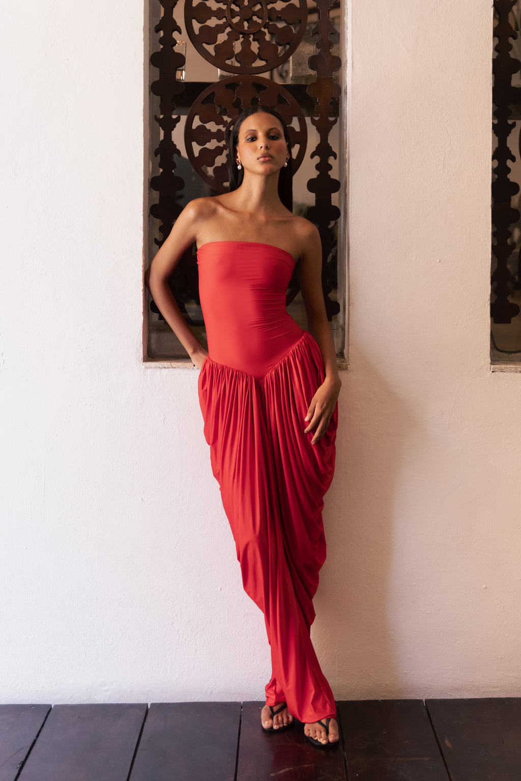 ELARA JUMPSUIT RED