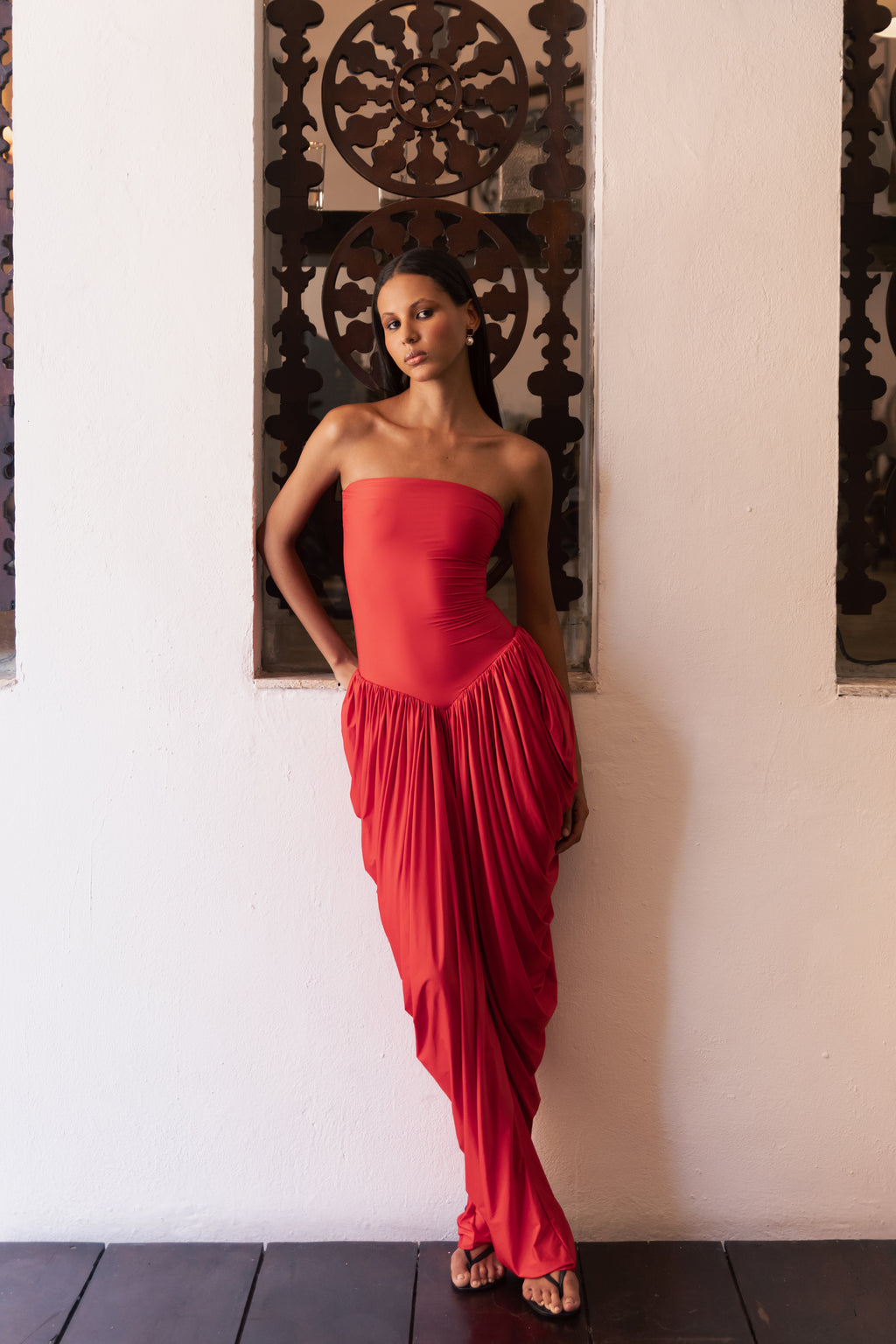 ELARA JUMPSUIT RED