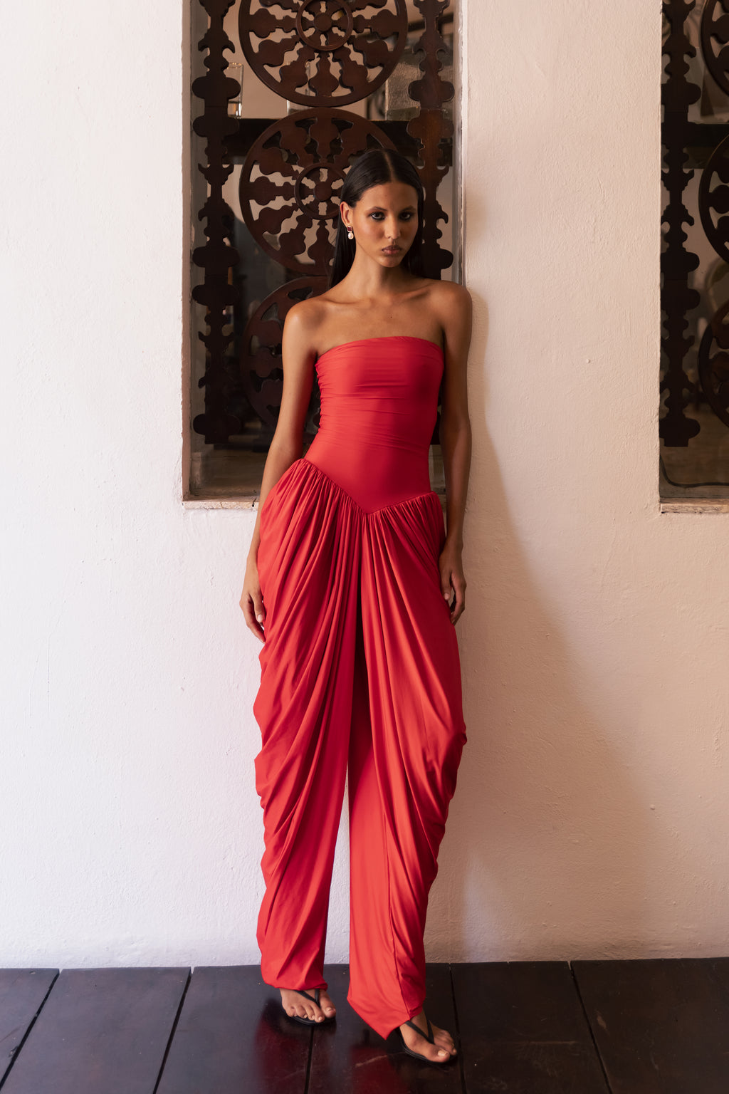 ELARA JUMPSUIT RED