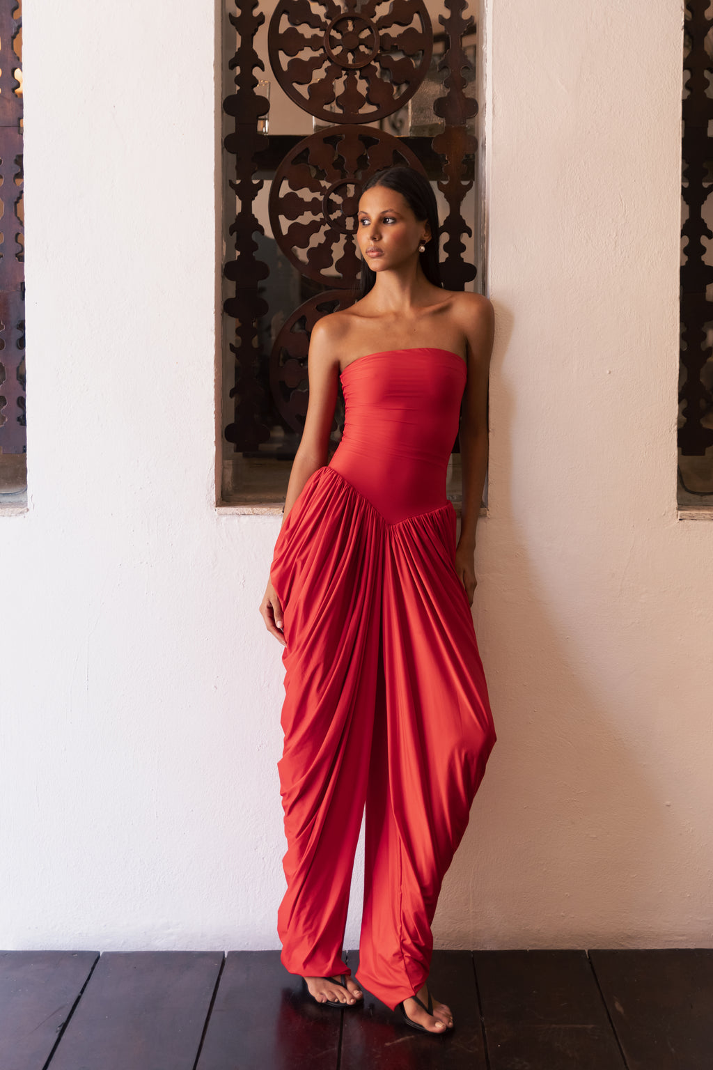 ELARA JUMPSUIT RED