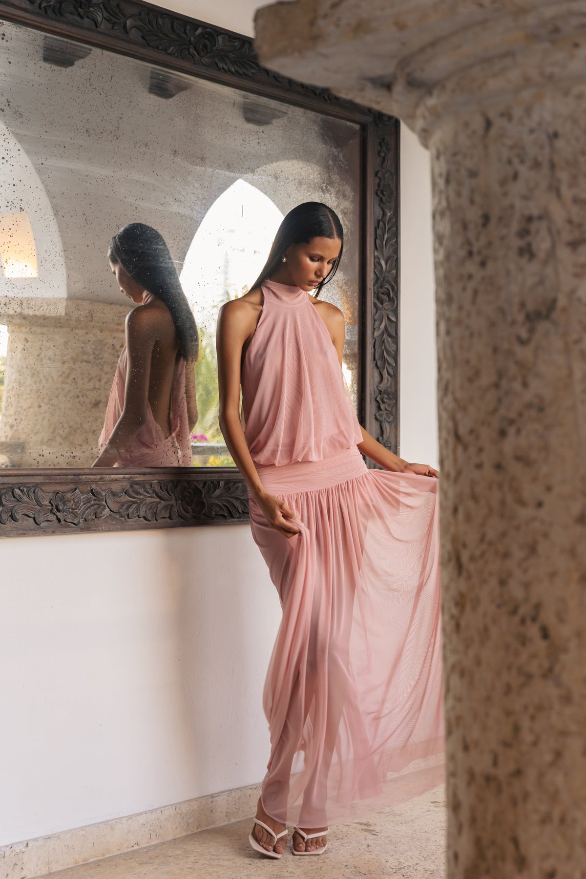 CALMA ROSE DRESS