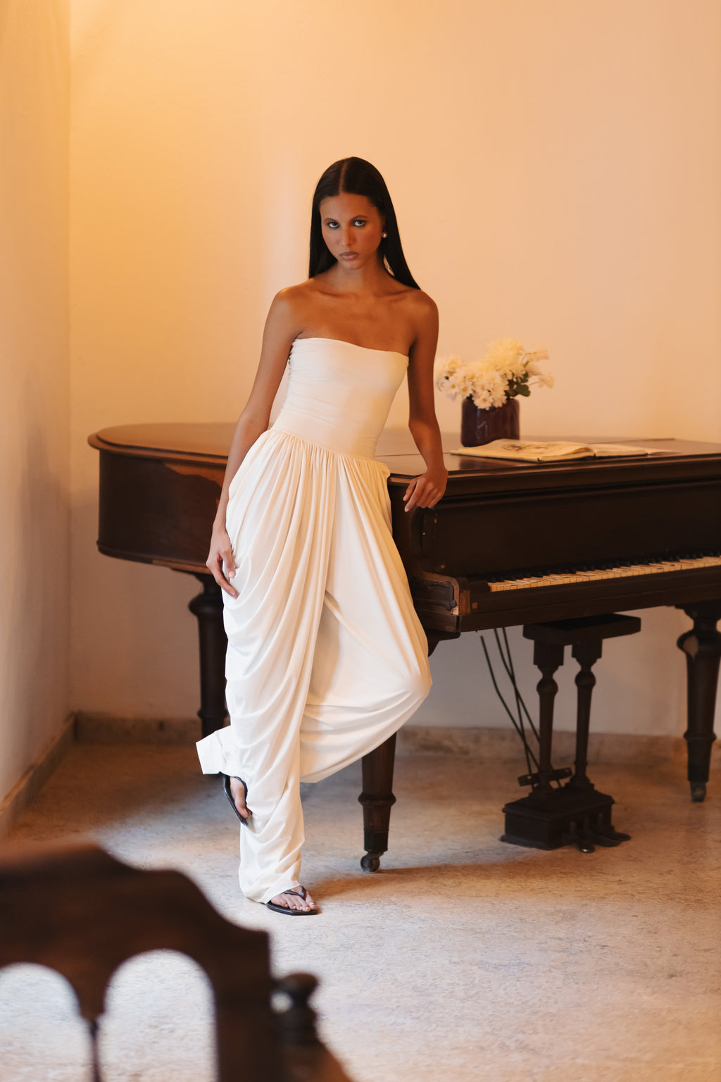 ELARA JUMPSUIT IVORY