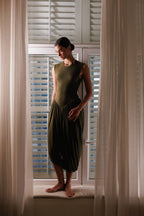 SAMMA MATCHA DRESS