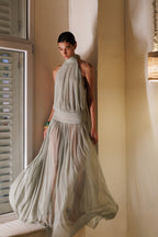 CALMA OLIVE DRESS