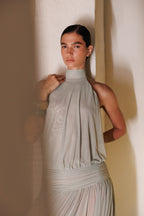 CALMA OLIVE DRESS
