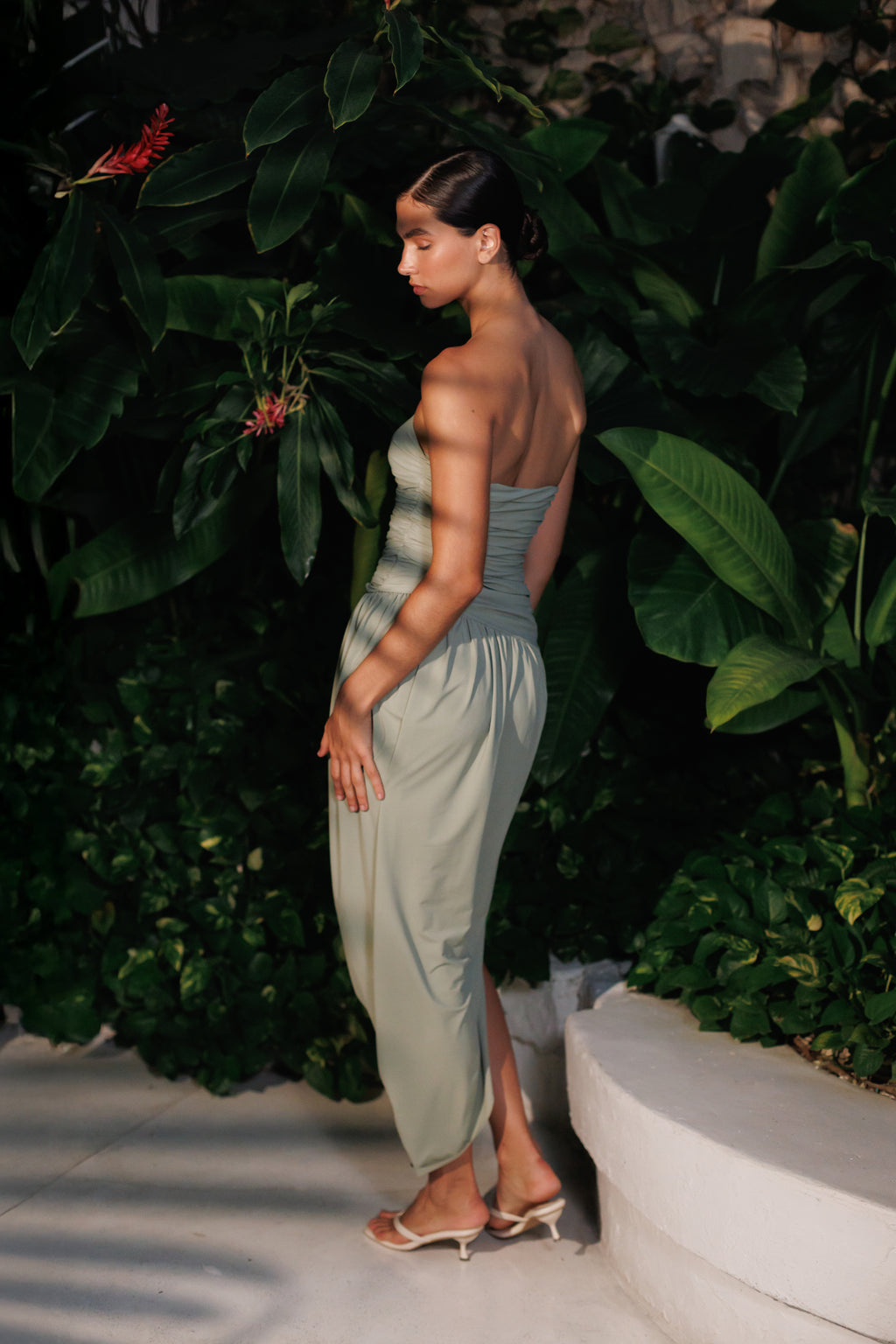 LUMINA OLIVE DRESS
