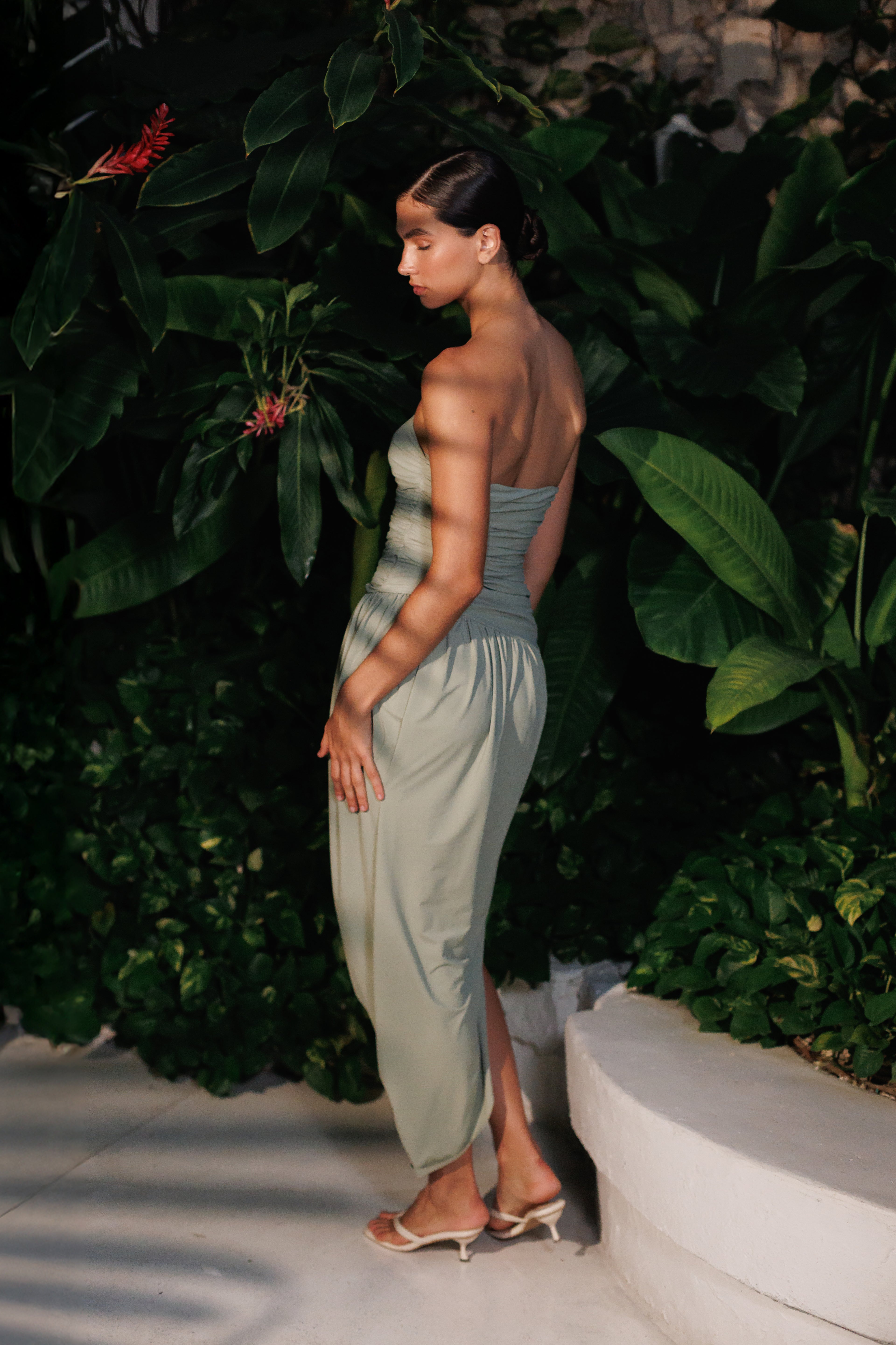 LUMINA OLIVE DRESS
