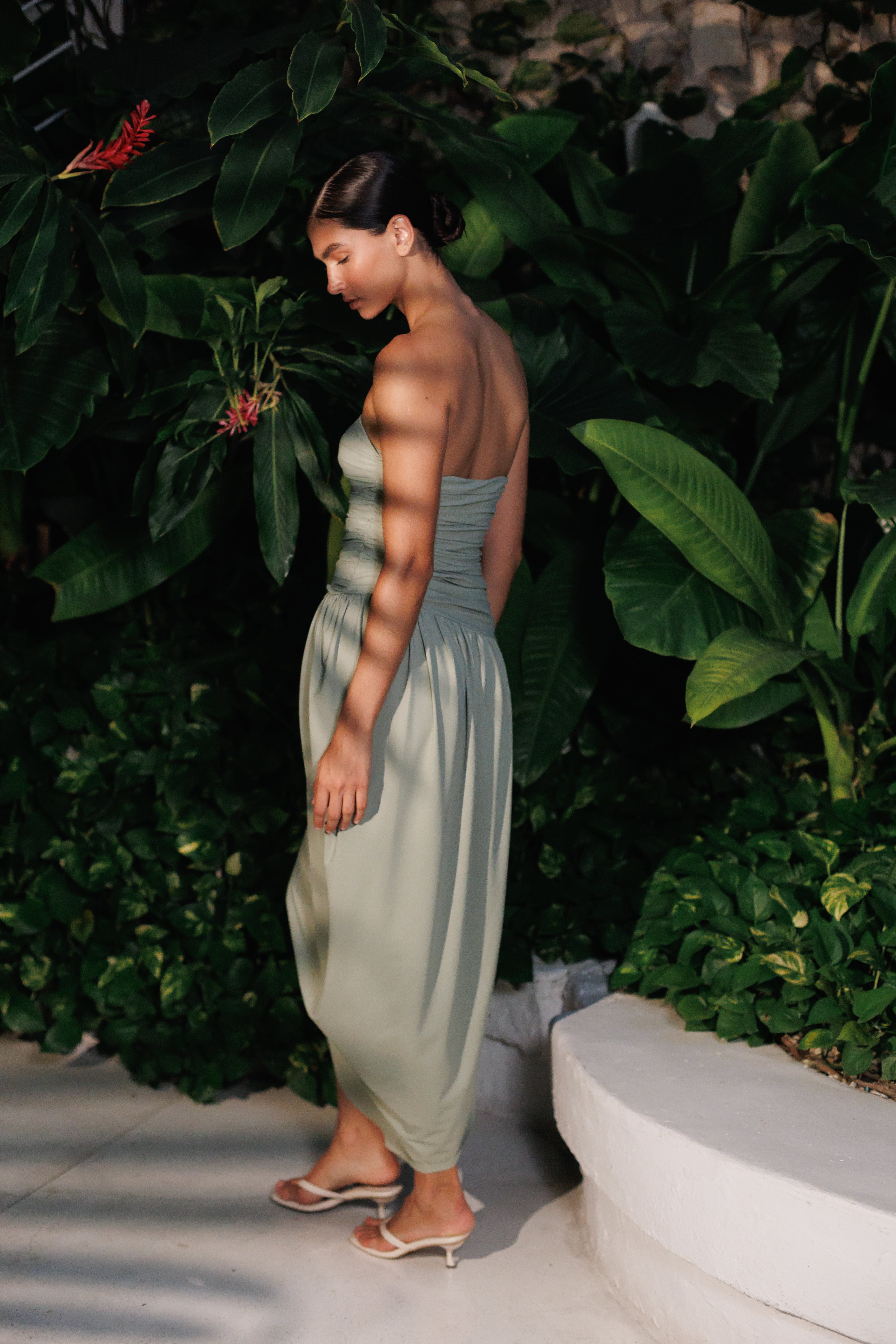 LUMINA OLIVE DRESS